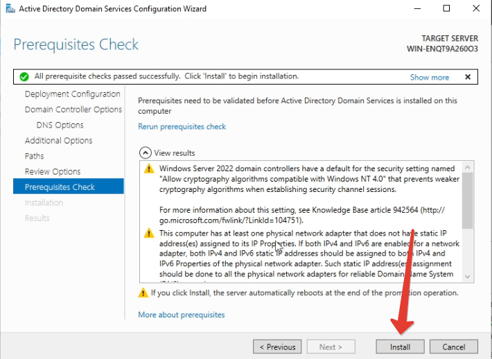 install Group Policy(GPO)