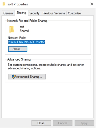 Using Shared Folder